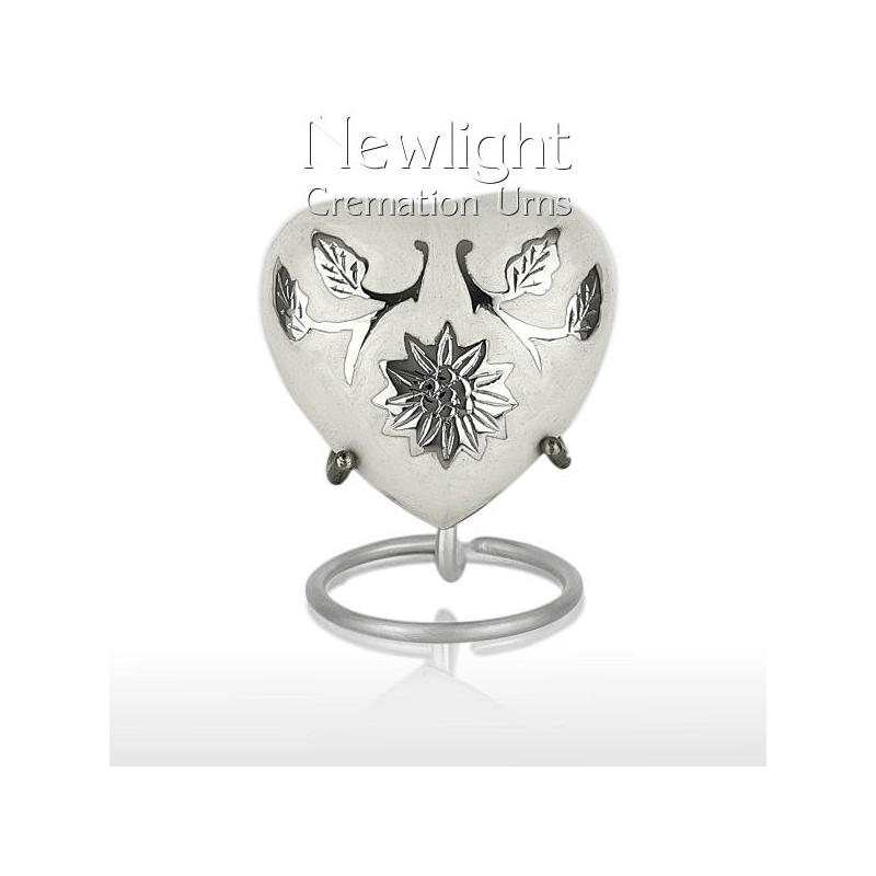White Lotus Flower (3inch Heart)