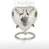 White Lotus Flower (3inch Heart)