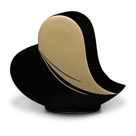 Golden Heart Urn