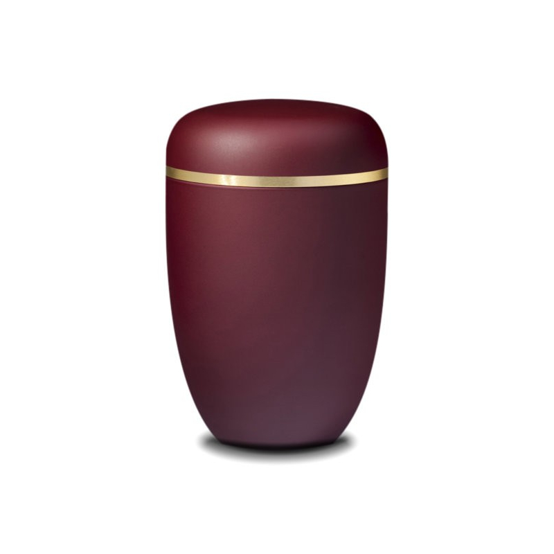 Rich Burgundy Urn