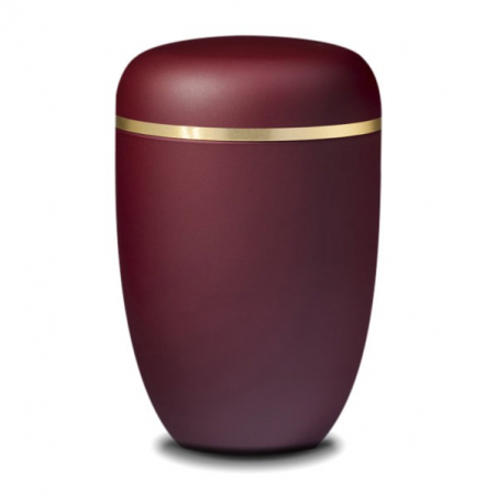 Rich Burgundy Urn