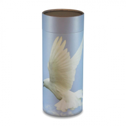 White Dove Scatter Tube - Large