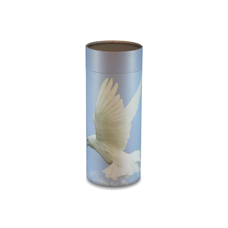 White Dove Scatter Tube - Large