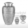 Silver Leaf Mini Urn (3inch)-1