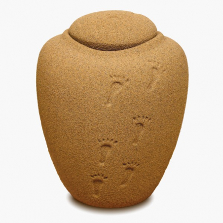 Oceane Sand with Footprints Bio Urn                             