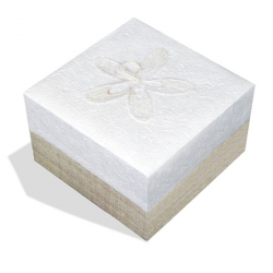 Embrace White Hemp Large Bio Urn         