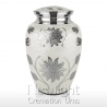 White Lotus Flower Urn 