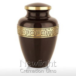 Chocolate Brown Urn 