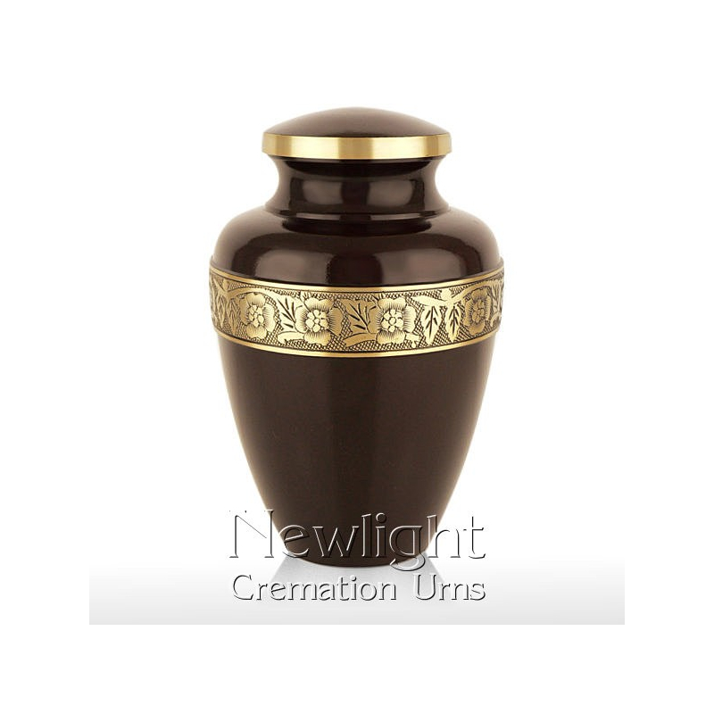 Chocolate Brown Urn 