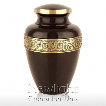 Chocolate Brown Urn 
