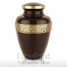 Chocolate Brown Urn 