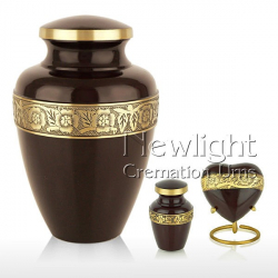 Chocolate Brown Urn -1