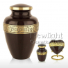 Chocolate Brown Urn -1